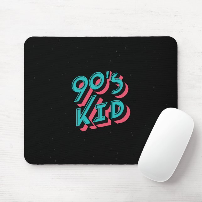 90's Kid  Mouse Mat (With Mouse)