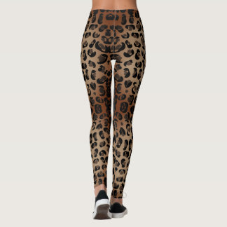 90s Leopard Safari Print Leggings