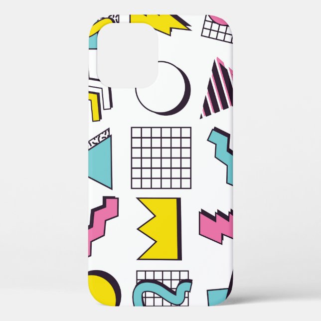 90's Memphis: Pop Design Elements. Case-Mate iPhone Case (Back)
