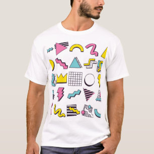 90's Memphis: Pop Design Elements. T-Shirt