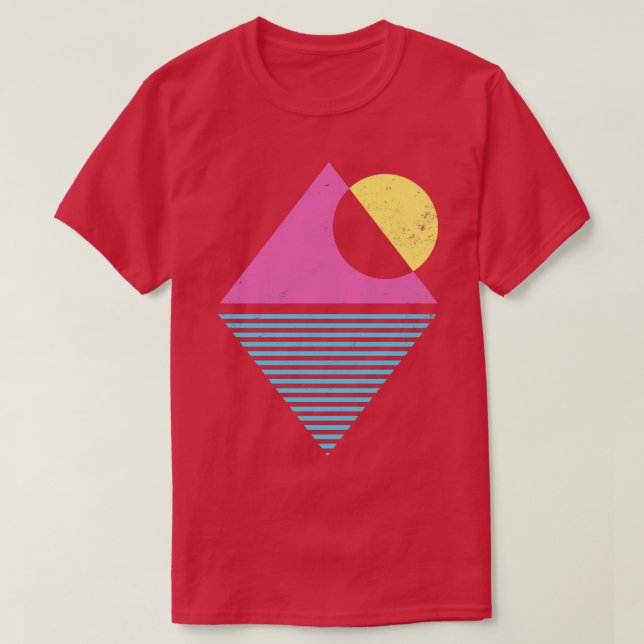 90s Mountain Sunset T-Shirt (Design Front)