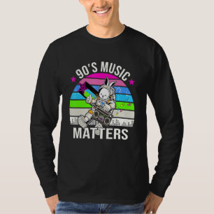 90's Music Matter Vintage Astronaut Bunny Retro Ad T-Shirt