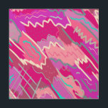 90s Nostalgia Pop Art in Magenta<br><div class="desc">Bold and fun abstract art in pinks &purples with expressive marks and accents.</div>