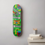 90s nostalgia, Track carpet Car Road nostalgia Skateboard<br><div class="desc">90s nostalgia,  nostalgic Track carpet Car Road Race Mat city Car skateboard Skateboarding & Outdoor</div>