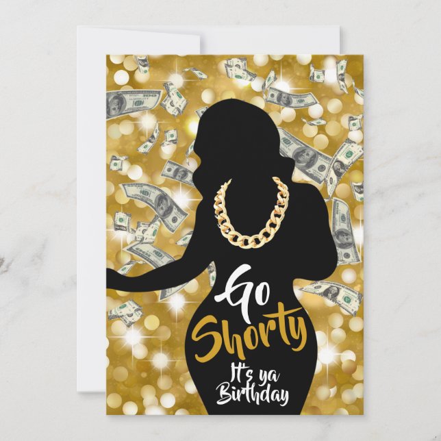 90's Old school Hip Hop Birthday Photo Invitation (Front)