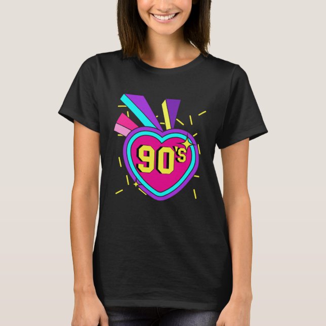 90s Outfit Retro Party 90s Costume Theme Party T-Shirt (Front)