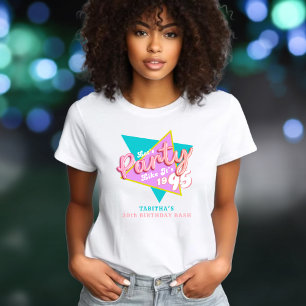 90s Party Like It's 1995 30th Birthday Party T-Shirt