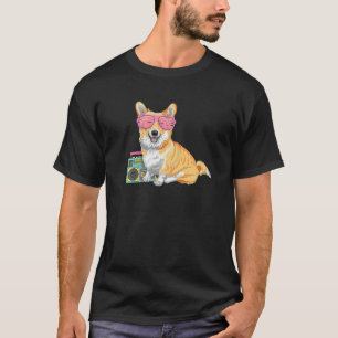 90s Pembroke Welsh Corgi For Rave Outfit & 1990s F T-Shirt