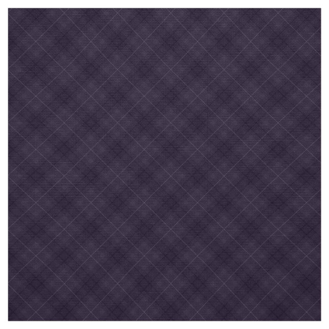 90s Plaid Unisex Pattern Soft Grunge Dark Purple Fabric (Swatch)