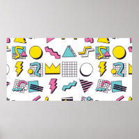 90's Pop Memphis Design Elements