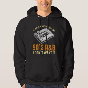 90s R&B Music Cassette nineties songs Lover Hoodie