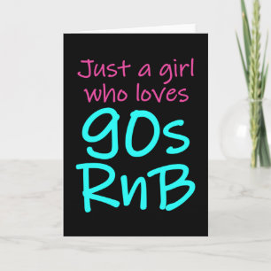 90's R&B Nineties Rhythm And Blues Retro Gift Card