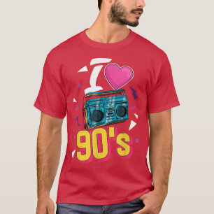 90s Radio Music Love Disco Retro 1990s T-Shirt