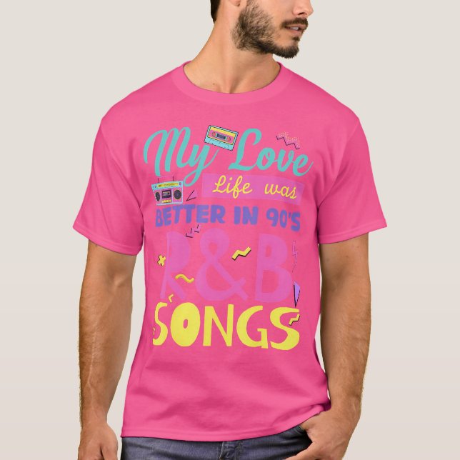 90'S Rb Music For Men Women Girl Rnb Lover Rhythm  T-Shirt (Front)