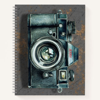 90s Retro Camera  Notebook