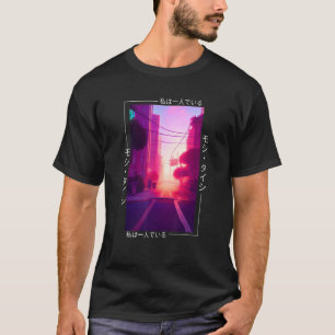 90's Retro Synthwave Japanese Vaporwave Art Otaku T-Shirt