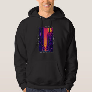 90's Retro Synthwave Japanese Vaporwave Otaku Aest Hoodie