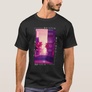 90's Retro Synthwave Japanese Vaporwave Otaku Aest T-Shirt