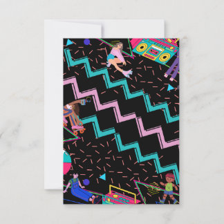90s Retro Thank You Card