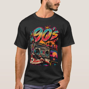 90s Retro Vintage Music Cassette Boombox Men's T-S T-Shirt
