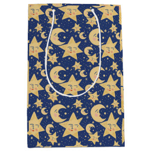 90s retro Whimsy Goth Celestial  Medium Gift Bag