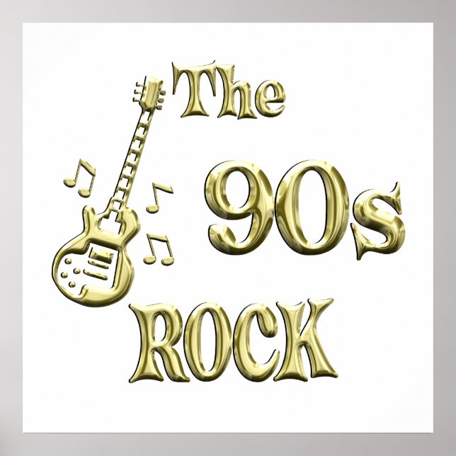 90s ROCK Poster (Front)