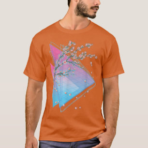 90s Sakura Japan Flower Japanese Vaporwave Cherry T-Shirt