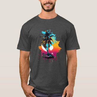 90s Style Coconut Colorful girl T-Shirt