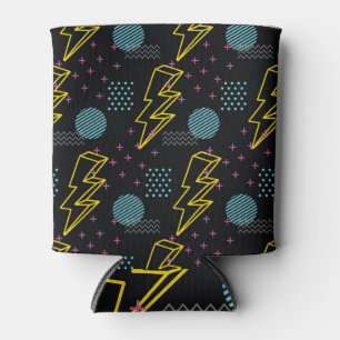 90's style: colourful abstract pattern can cooler