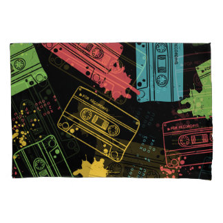 90s Style Cool Grunge Cassettes Pillowcase