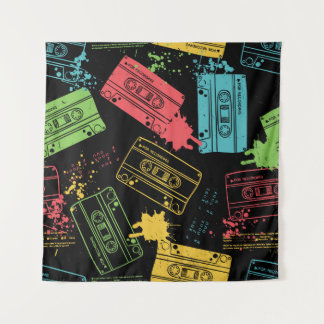 90s Style Cool Grunge Cassettes Tapestry