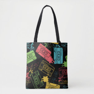 90s Style Cool Grunge Cassettes Tote Bag