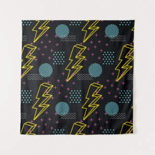 90's style seamless pattern tapestry