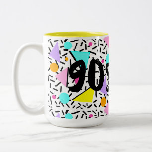 90s style  Two-Tone coffee mug