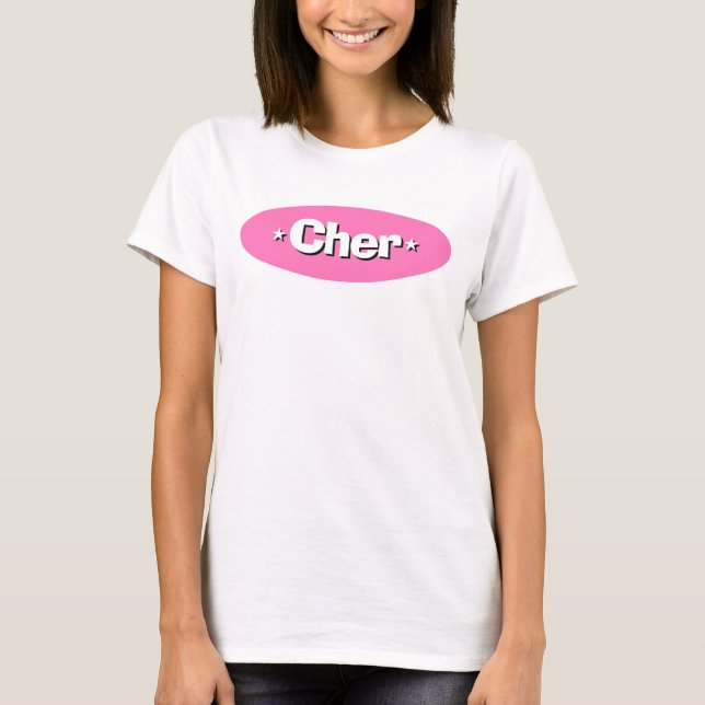 90s Teen Comedy Movie Pink White Your Name Logo T-Shirt (Front)