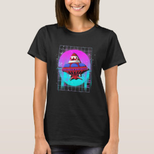 90s Vaporwave Aesthetics Science Fiction Alien Abd T-Shirt
