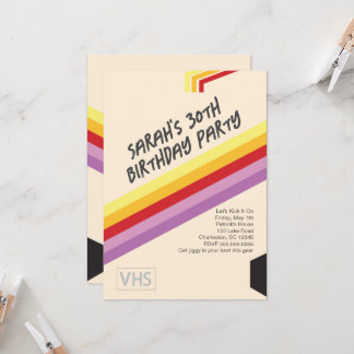 90s VHS Invitation