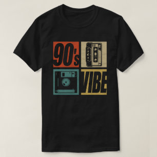 90s Vibe 1990s Fashion 90 Theme Party Nineties  T-Shirt