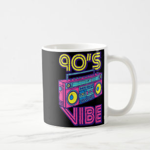 90s Vibe Boom Box Radio Retro Music Lover Men Wome Coffee Mug