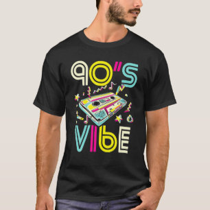 90'S Vibe Colourful Vintage Cassette T-Shirt