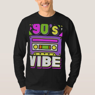 90s Vibe Vintage Radio Cassette Retro Throwback Gi T-Shirt