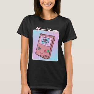 90s Video Game  Japanese Aesthetic Vaporwave Gamer T-Shirt