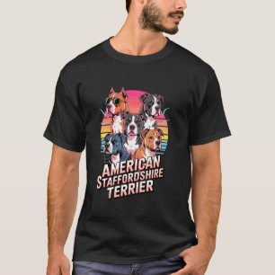 90s Vintage American Staffordshire Terrier Amstaff T-Shirt