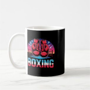 90s Vintage Boxing Gloves Fighter Boxer Coffee Mug