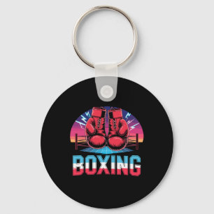 90s Vintage Boxing Gloves Fighter Boxer Key Ring