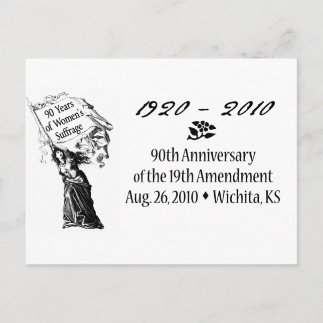 90th Amendment Celebration   postcard (Front)