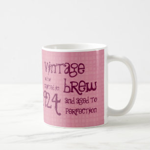 90th Birthday 1924 Vintage Brew or Any Year V90D Coffee Mug