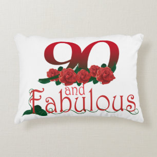 90th birthday Accent Pillow 16" x 12"