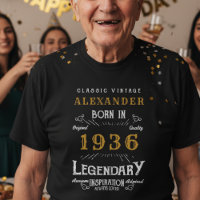 90th Birthday Add Your Name Born 1936 Legendary