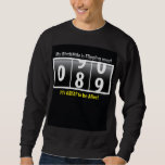 90th birthday BirthMile ©2011 Nycam Sweatshirt<br><div class="desc">BirthMile™ Birthday for 89th-90th birthday</div>